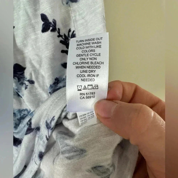 Maurices Women’s Set of 2 size small tops striped floral blue summer blouse Y2K - Picture 7 of 14